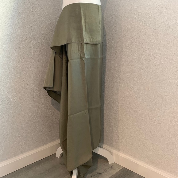 NWT Surrealist asymmetrical front zip long skirt - Picture 5 of 10